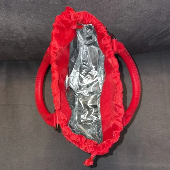 NWOT Primeware Red Insulated Wine bottle Cooler.  Holds 2 bottles. - Picture 3 of 4